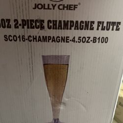 Flutes Brindis Champagne Blue Glitter 