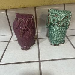 Ceramic Owls 
