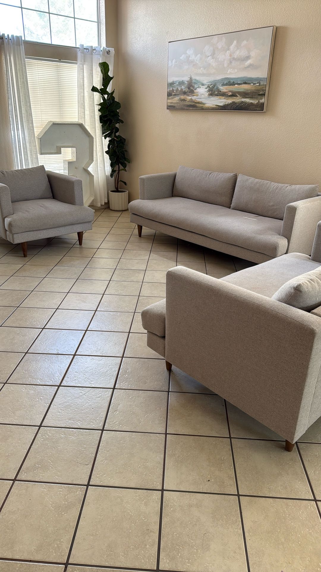 3 Piece Sofa Set