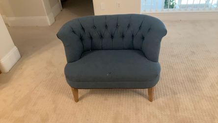 Blue mini couch