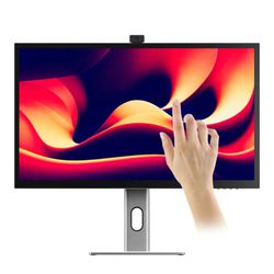 Alogic Clarity Pro 27" 4K Monitor with 10 Point Touchscreen - webcam Microphone - Fully adjustable screen - Computer monitor