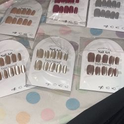  6 Sets Size XS Press On Nails 