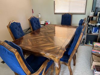 Dinning Set/Royal Blue