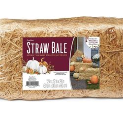 Straw Bale Decor