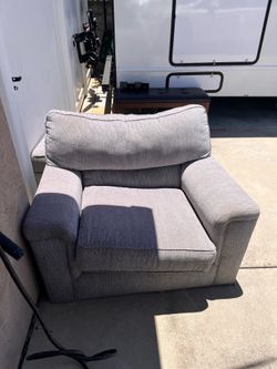 Love seat and ottoman