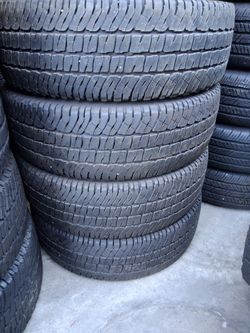 4 used Tires lt 245/75r17 Michelin 🤑free Installation ‼️