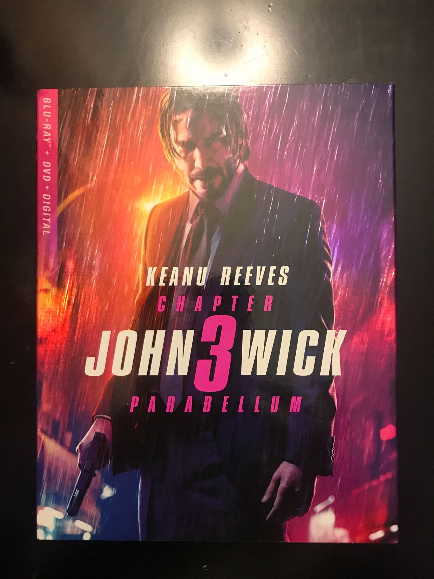 John wick 3 blue ray + digital +dvd