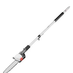 58V Cordless Pole Saw Attachment - Compatible with Power Head, 10" Oregon® Bar and Chain, Auto Oiling System, Ergonomic Handle, Quick Attachment Relea