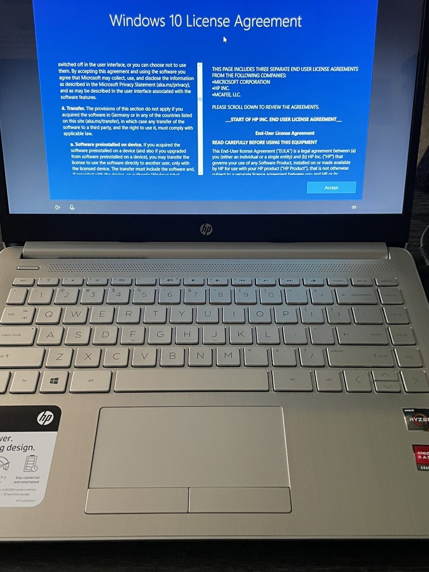 HP LAPTOP PC