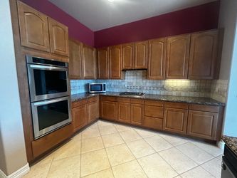 Solid wood maple cabinets