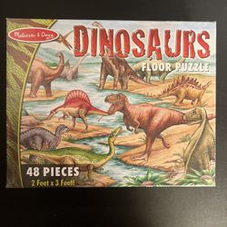 Melissa and Doug ~ Dinosaurs Floor Puzzle ~ NEW