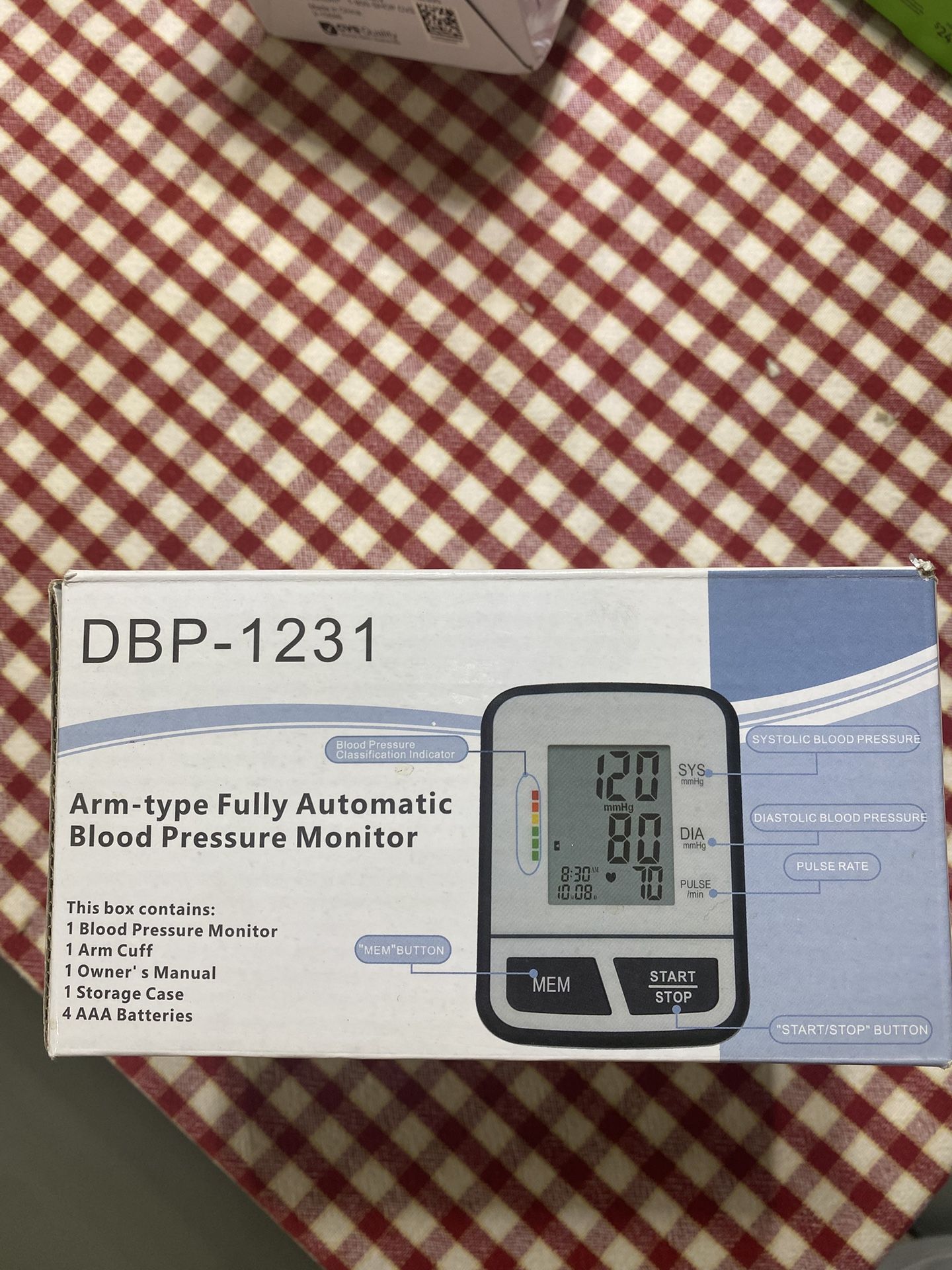 Blood Pressure Monitor New In Box