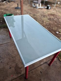 Glass table
