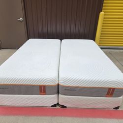 Colchones split Twin XL Tempurepedic Tempur-Contur RHAPSODY LUXE excelente condiciones $700 por los 2 envio a domicilio costo extra 