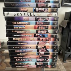 COLLECTION OF 20 JAMES BOND 007 DVD’S *PRICE DROP*