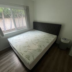 California King size mattress and bed frame