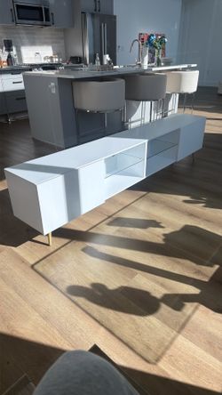 White TV stand
