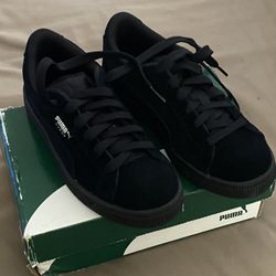 Puma Suede Black Kids 2.5