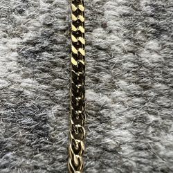 10k Gold Plated Cuban Link Chain