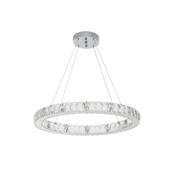 Alsy 26 Watt Chrome Integrated Led Pendant With Clear Crystals Brand Alsy 26 Watt Chrome Integrated Led Pendant With Clear Crystals Brand New For In Plantation Fl Offerup