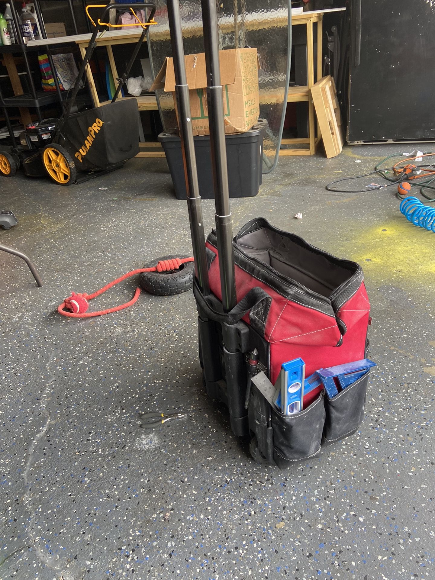 Husky Tool Bag On Wheels