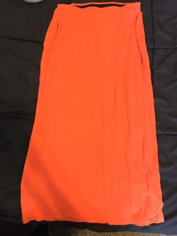 Orange old navy pull on maxi skirt size xs