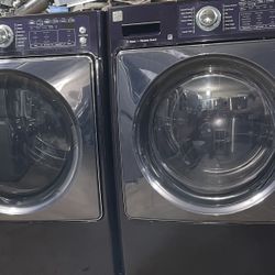 Lavadora Y Secadora Ultra Capacidad Funciona Bien Cuenta Con Garantía Disponible 