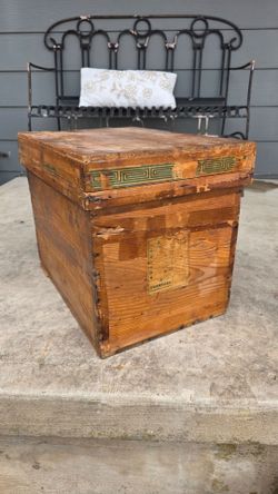 Rustic Japanese Tea Export / Travel Chest
