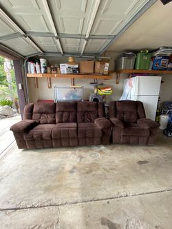 Big couch and recliner