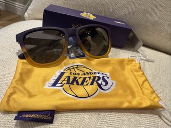 Knockaround Sunglasses “LAKERS”  Special Release  Polarized  Premiums Sport  NEW.  TAGS ON.  