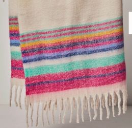New Free People Skye Throw Blanket 50x60 SOFT