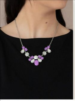 Brand new beautiful necklace and earrings set ( never used still sealed in package never open).