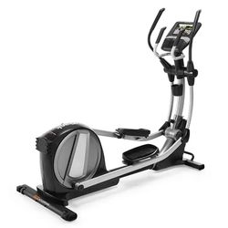 Elliptical NordicTrack Space Saver. Unit Folds Up. Has touch screen, Bluetooth