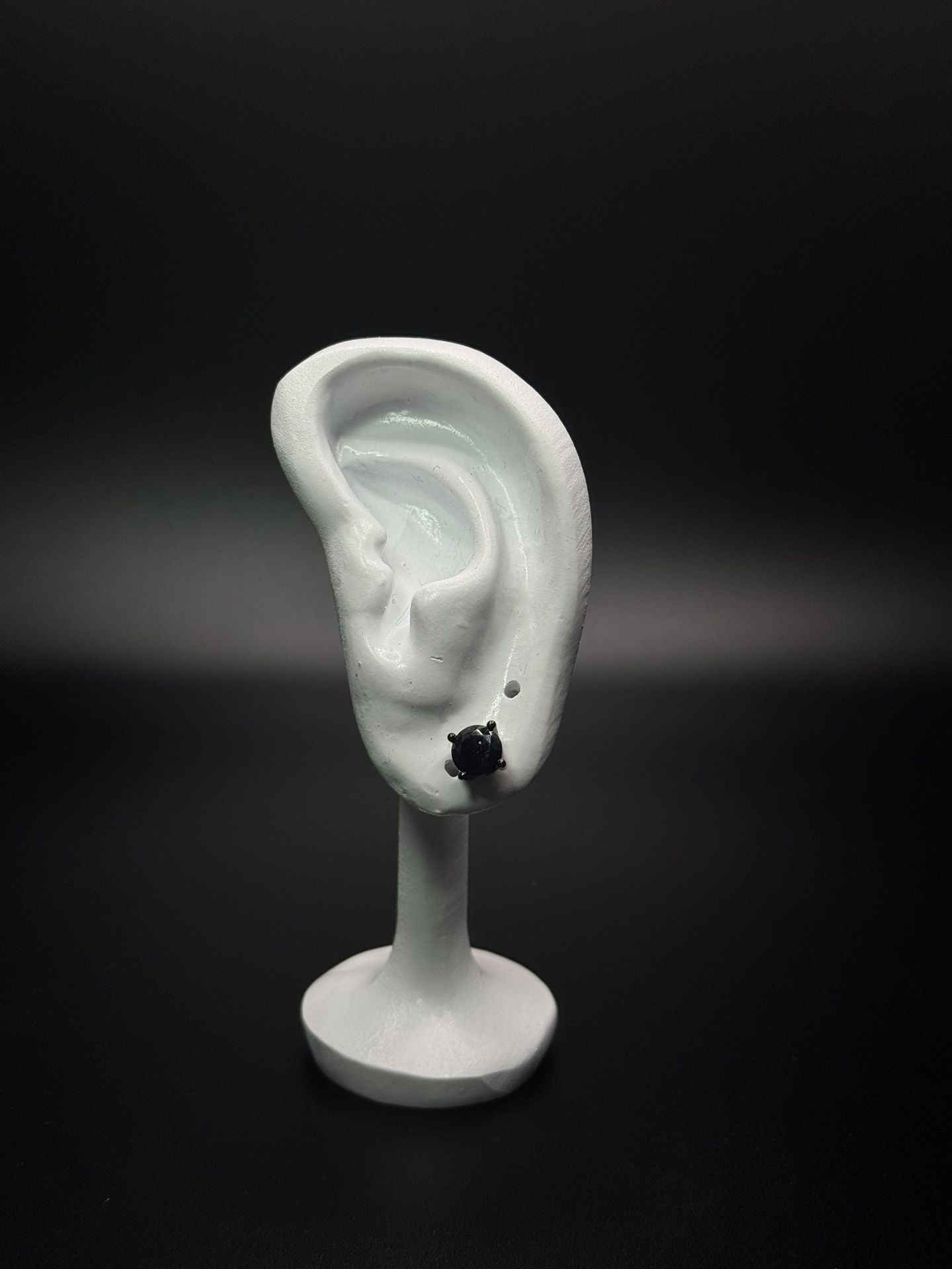 2 CT black lab diamond earrings WILL TRADE