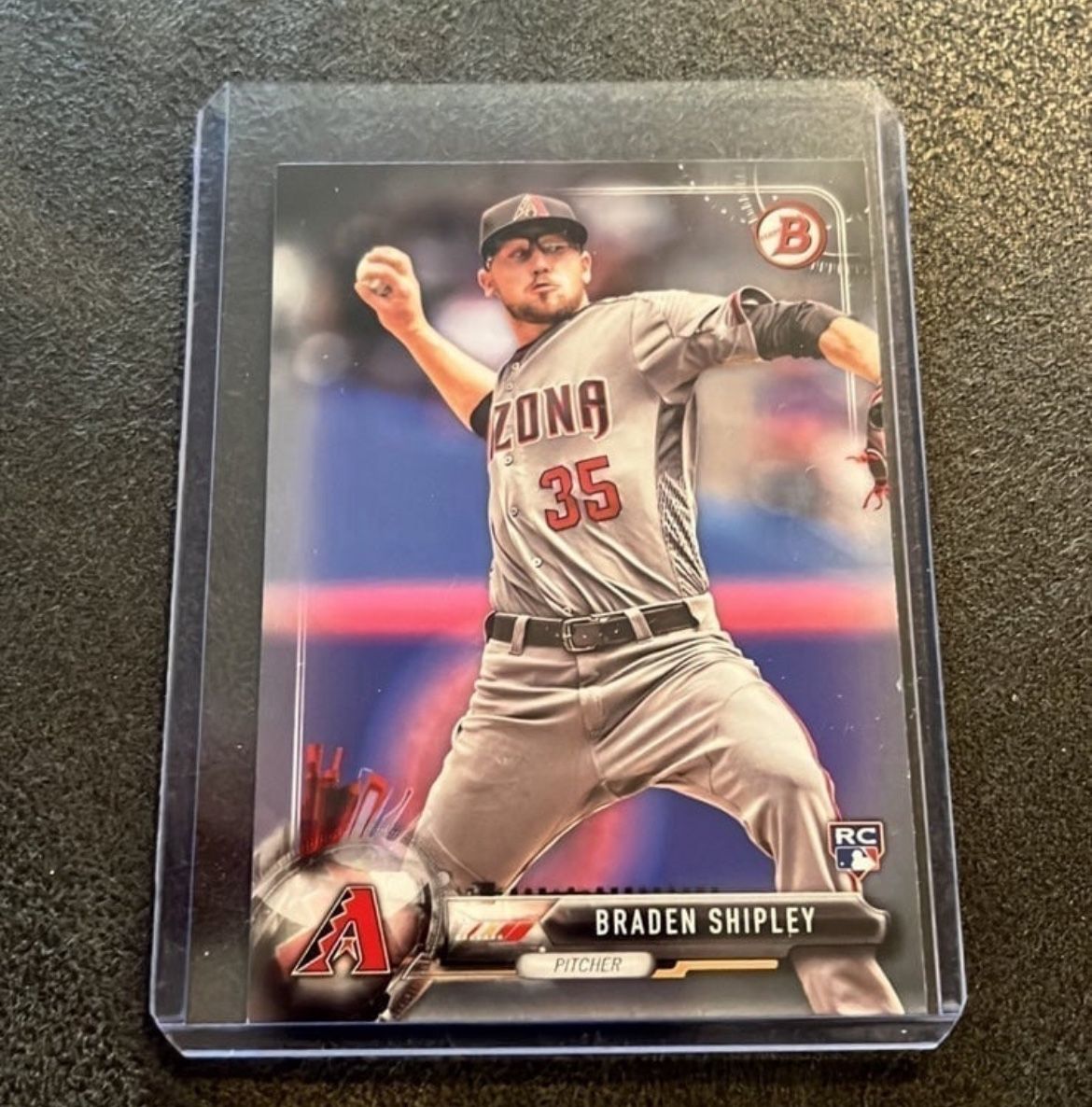 2017  Bowman #83 Braden Shipley  Rookie Arizona Diamondbacks