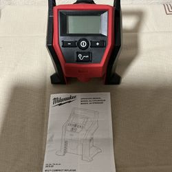 Milwaukee. M12 Lithium Ion Portable Inflator (Tool Only).
