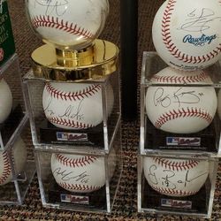 Autographed Baseball collection