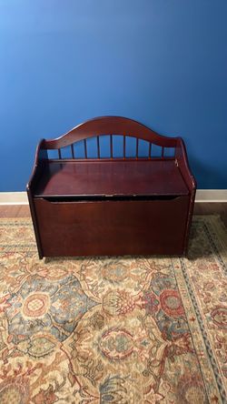 Wooden Toy Chest Storage Bench