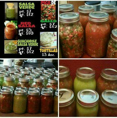 Salsa and chips and tortilla of all kind