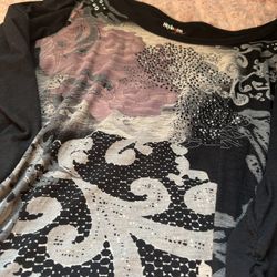 Vintage Black Women Shirt