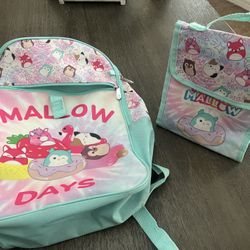 Squishmellow Backpack With Lunch Box