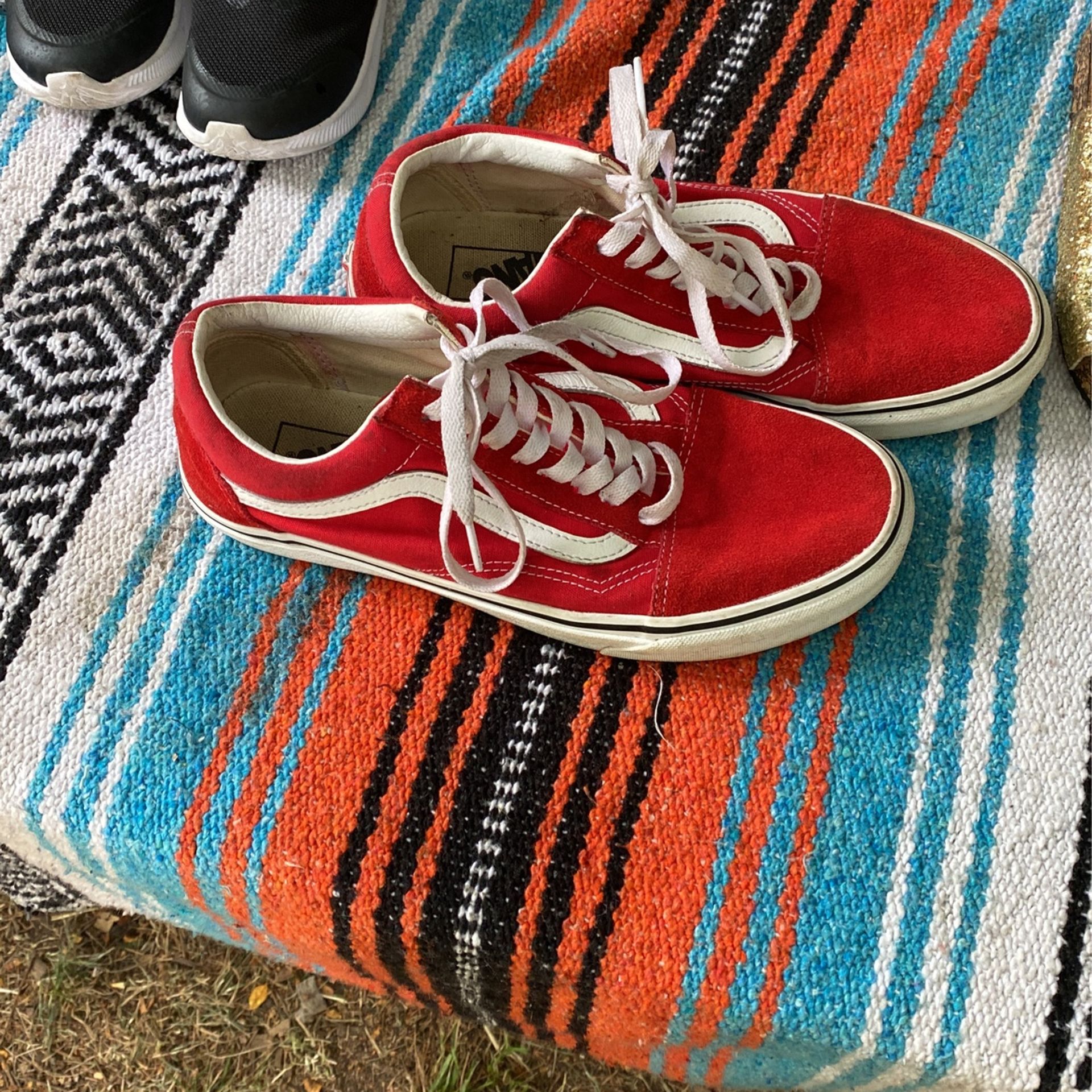 Red Men’s Vans Size 7.5