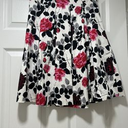 Sunny Leigh, vintage floral skirt, size 8