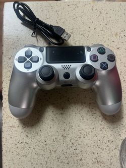SILVER Playstation 4 controller WIRELESS PS4 console gamepad playstation 4 console aftermarket
