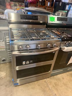 Stove gas range Samsung showcase 30”