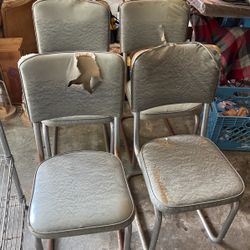 Free vintage kitchen chairs