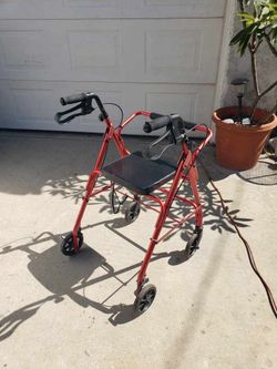 Walker With Seat