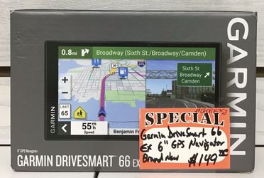 Garmin DriveSmart 66 EX 6” GPS Navigator Brand New 