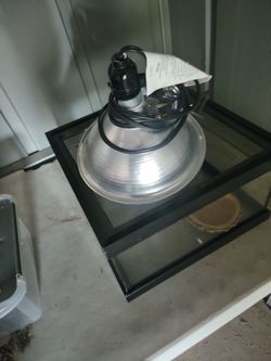 Reptile tank and supplies