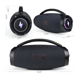 FOL PRO Bluetooth And Portable Professional Speaker with LED Lights 🎶🎶